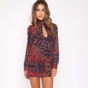Stone Cold Fox Victoria Dress / Carpet Print / Sz1